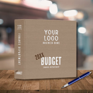 Classeur de budget de finances de papier kraft Cha