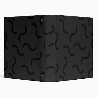 Classeur de bureau abstrait noir