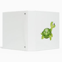 Classeur de caractère de tortue de "petit de bébé