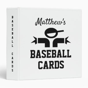 Classeur de carte de base-ball personnalisé pour c
