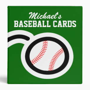Classeur de carte de base-ball personnalisé pour c