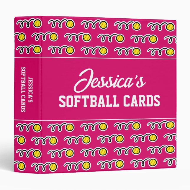 Classeur de carte de base-ball personnalisé pour c (Devant/Côté)