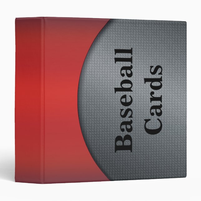 Classeur de cartes de base-ball (Devant/Côté)