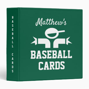 Classeur de cartes de baseball personnalisé pour c
