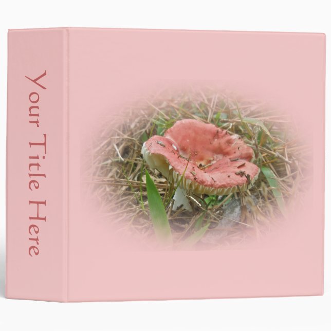 Classeur de champignons roses (Devant/Côté)