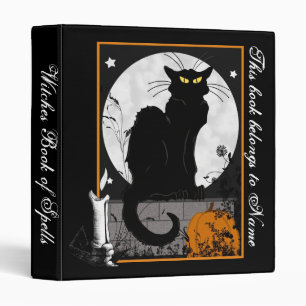 Classeur de charme "de chat noir"