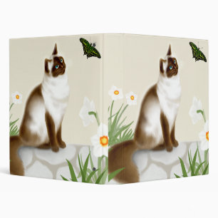 Classeur de chat de papillon