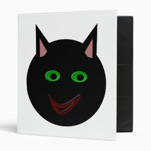 Classeur de chat noir d'Halloween