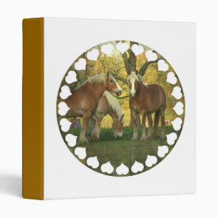 Classeur de cheval de trait de palomino