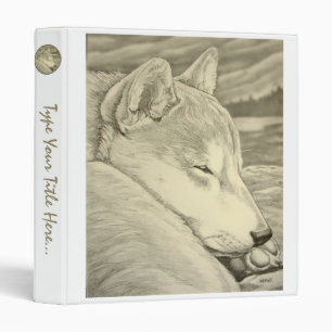 Classeur de chien Custom Shiba Inu Classeur d'albu