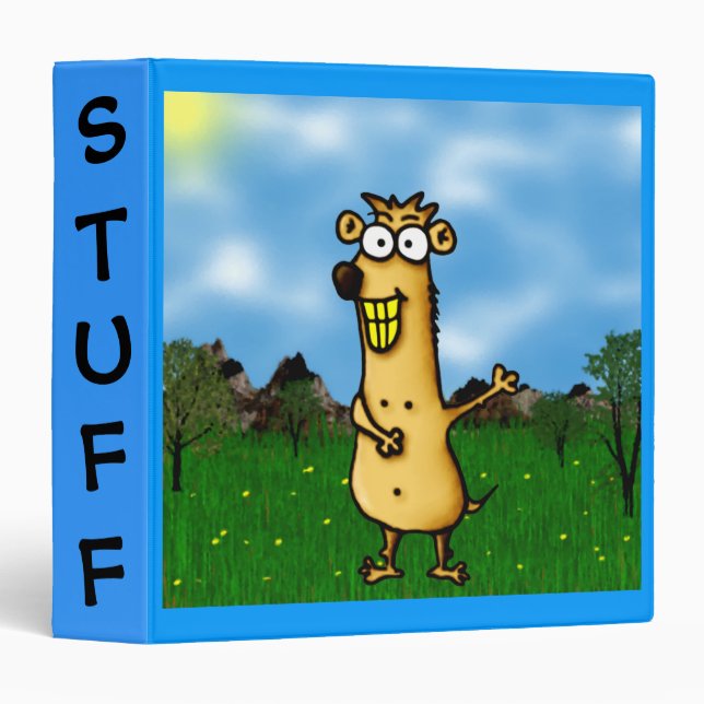 Classeur de chien de prairie (Devant/Côté)