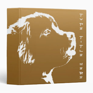 Classeur de chien Terre-Neuve Albums photos de chi