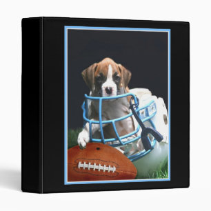 Classeur de chiot de boxeur du football