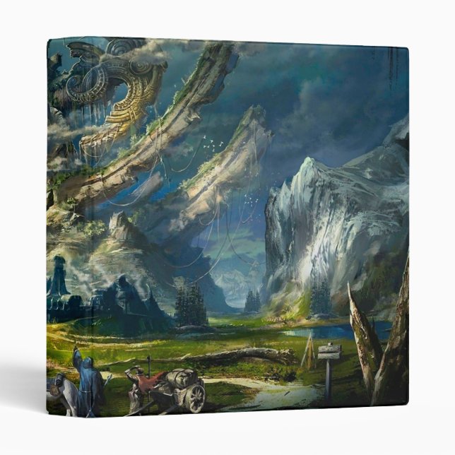 Classeur de collecteur RPG Imaginaire (Devant/Côté)