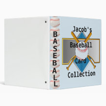 Classeur de collection de carte de base-ball