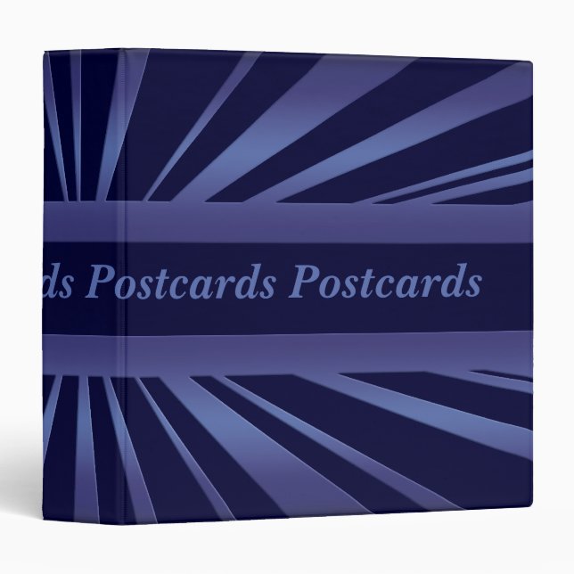 Classeur de collection de carte postale (Devant/Côté)