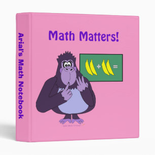 Classeur de compte pourpre drôle de maths de band