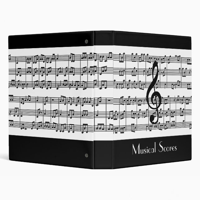 Classeur de conception de note musicale (Arrière-plan)