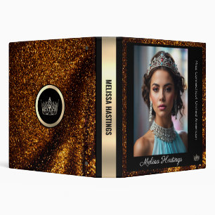 Classeur de concours personnalisé Bronze Glitz bri