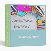 Classeur de conférence de professeur de parent