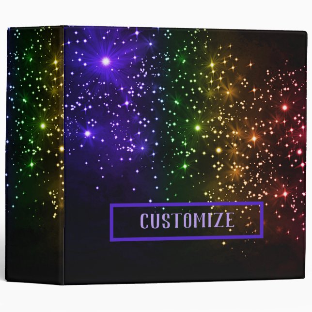 Classeur de crépuscule d'arc-en-ciel (Devant/Côté)