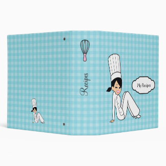 Classeur de cuisine de chef de fille de bande