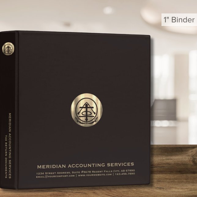 Classeur de déclaration de revenus personnalisé po (Créateur téléchargé)