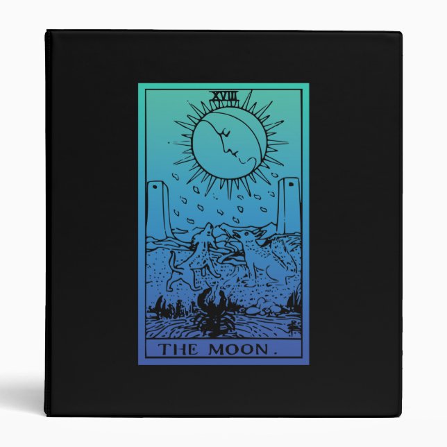 Classeur de dégradé de la carte Moon Tarot (Devant)