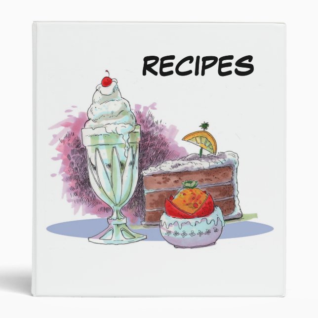 Classeur de dessert (Devant)