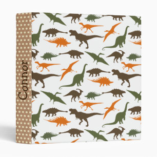 Classeur de dinosaure, personnalisé
