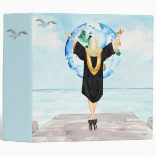 Classeur de diplômes de la fille musulmane