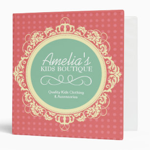 Classeur de dossier de boutique d'enfants