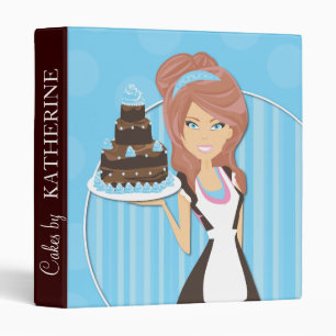 Classeur de dossier de gâteau du chef de