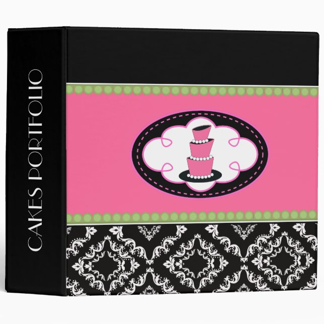 Classeur de dossier de gâteaux (Devant/Côté)