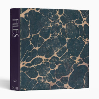 Classeur de dossier marbré par livre antique FAIT