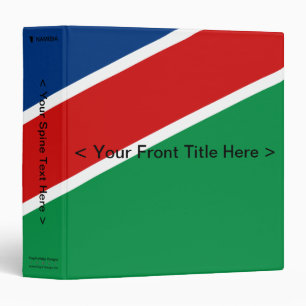 Classeur de drapeau de Namibie
