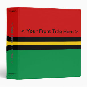 Classeur de drapeau de Vanuatu