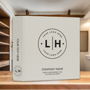 Classeur de entreprise à logo personnalisé moderne