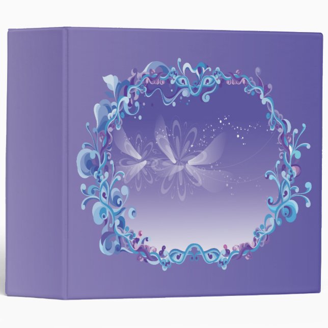Classeur de fenêtre violet (Devant/Côté)
