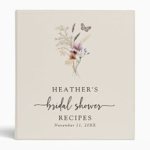 Classeur de Fête des mariées de recette florale