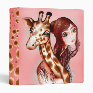 Classeur "de fille de girafe"