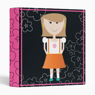 Classeur "de fille mignonne"