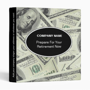 Classeur de finances de retraite