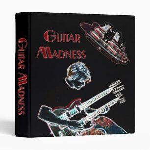 Classeur de folie de guitare