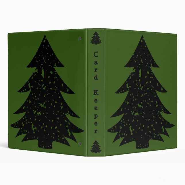 Classeur de garde de cartes de Noël (Arrière-plan)