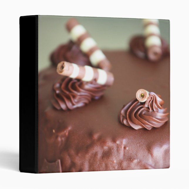 Classeur de gâteau de chocolat (Devant/Côté)