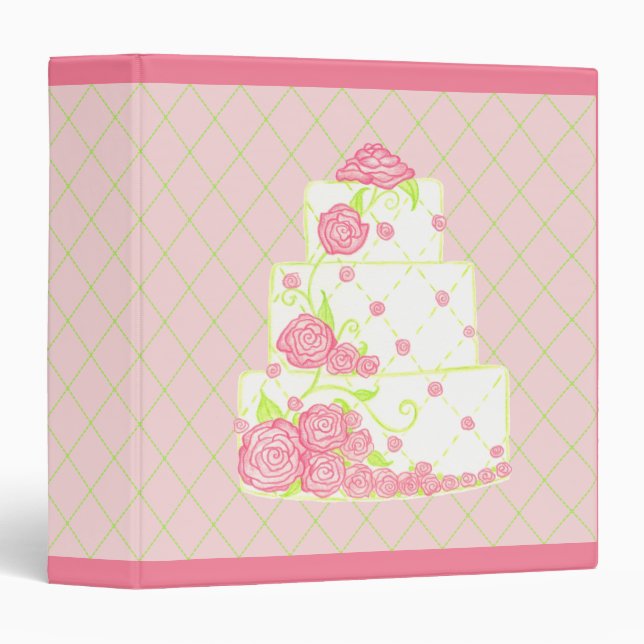 Classeur de gâteau mariage (Devant/Côté)