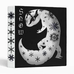 Classeur de Gecko de léopard de flocons de neige