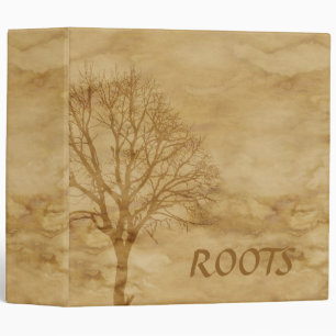 Classeur de généalogie de l'arbre des racines vint