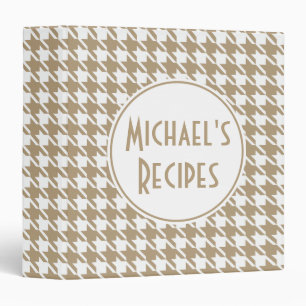 Classeur de grande recette personnalisé